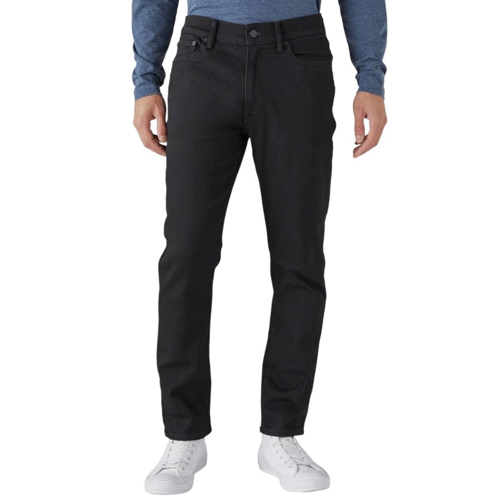 Lucky Brand 412 Athletic Fit Slim Jean Pants Black Mens Size 36x34 Stretch NWT